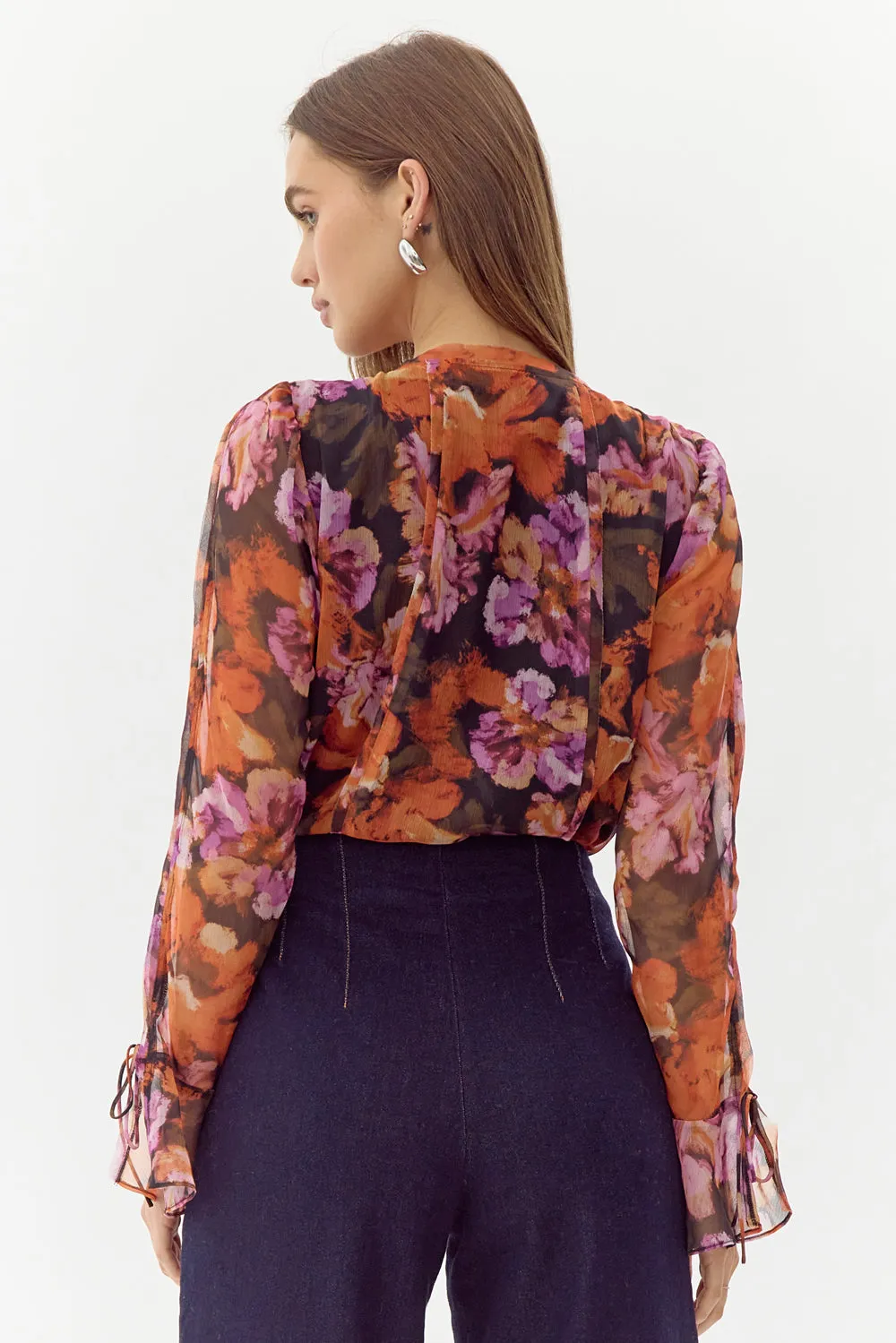 Aliana Chiffon Bodysuit sold by Adelyn Rae product image thumbnail 2