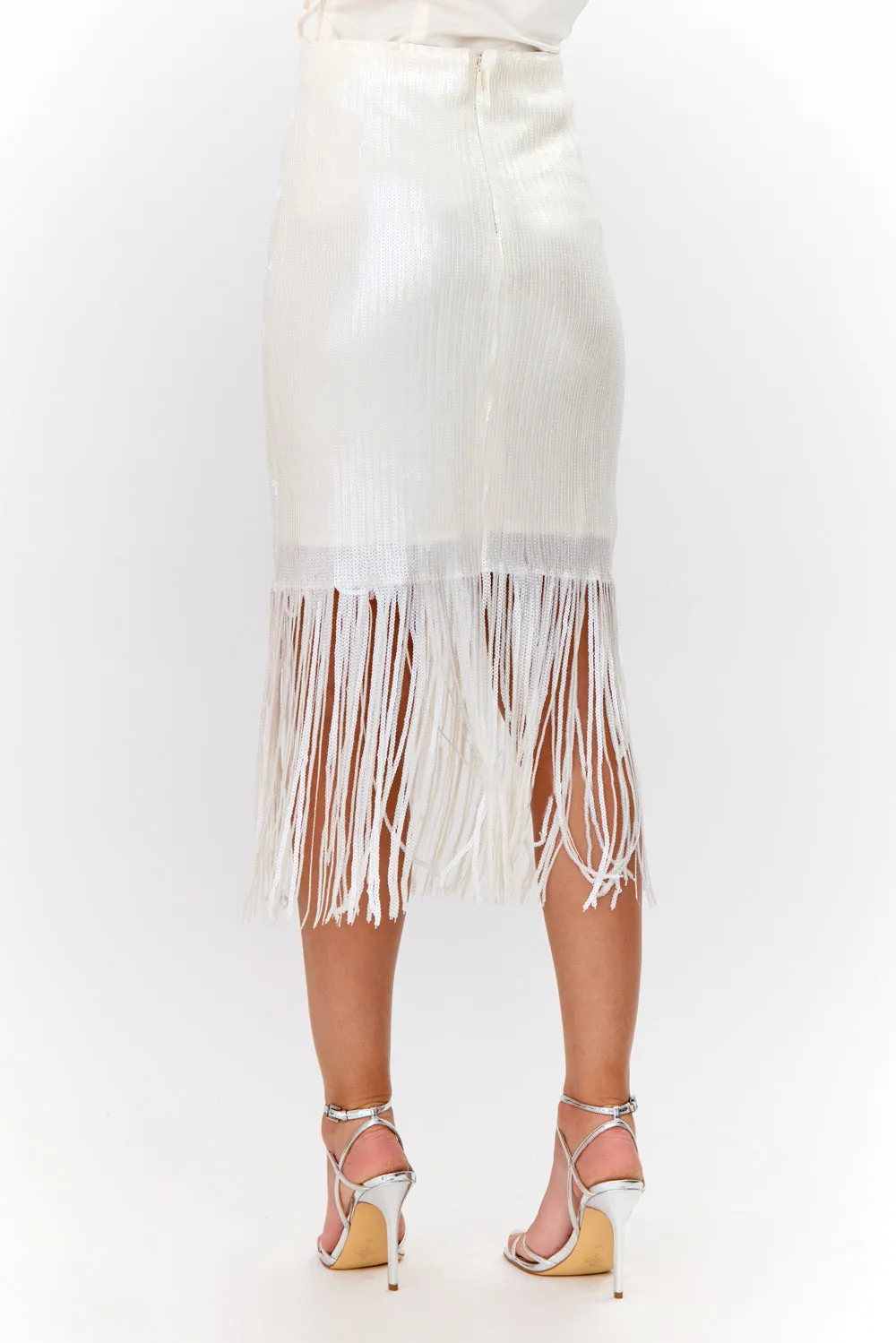 Milana Sequins Fringe Midi Skirt sold by Adelyn Rae product image thumbnail 4
