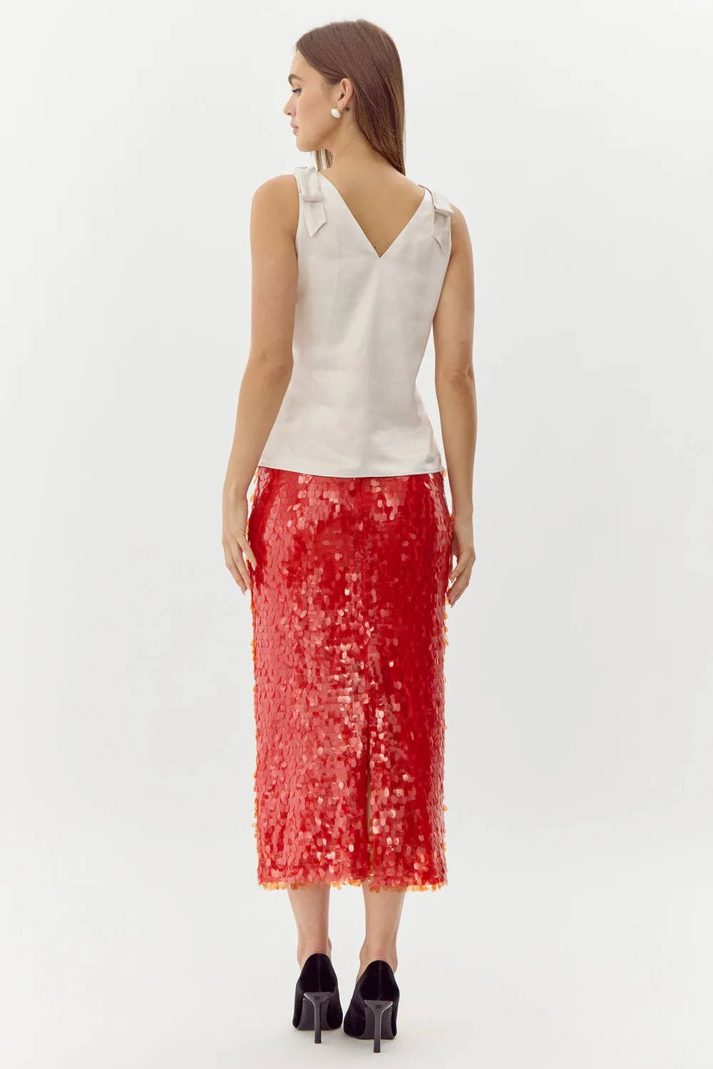 Rianna Paillette Pencil Skirt sold by Adelyn Rae product image thumbnail 5