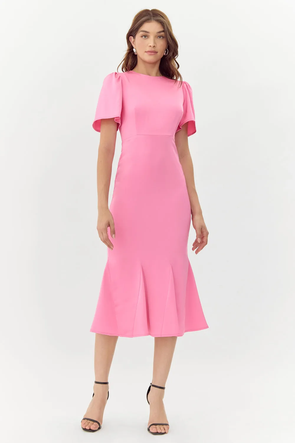 Taylor Mermaid Midi Dress sold by Adelyn Rae product image thumbnail 3