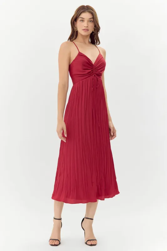 Jasmine Pleated Midi Dress sold by Adelyn Rae