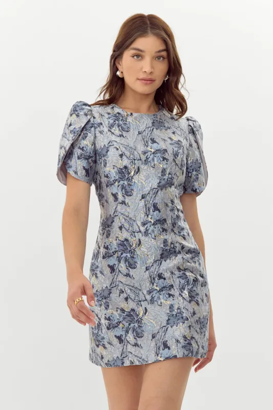 Angelina Jacquard Mini Dress - FINAL SALE sold by Adelyn Rae