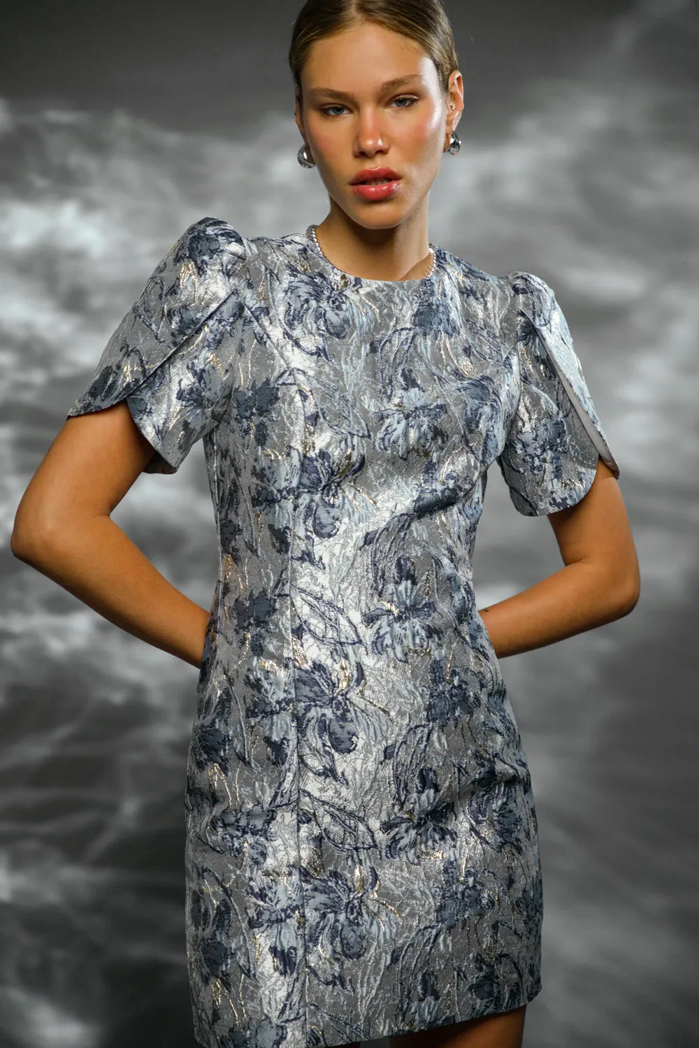 Angelina Jacquard Mini Dress - FINAL SALE sold by Adelyn Rae product image thumbnail 5