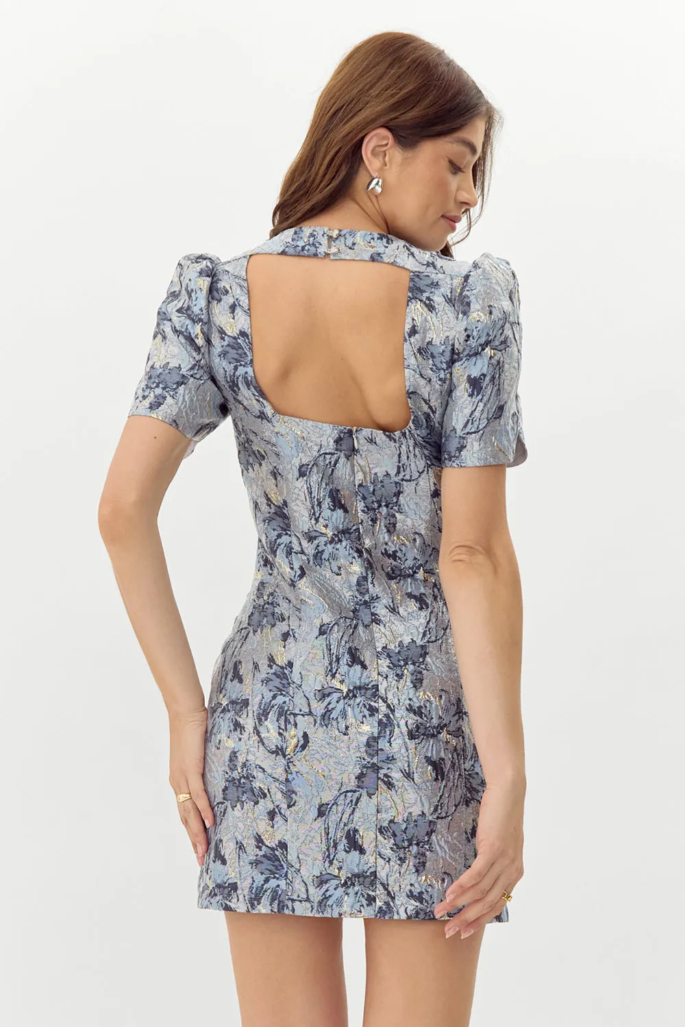 Angelina Jacquard Mini Dress - FINAL SALE sold by Adelyn Rae product image thumbnail 3