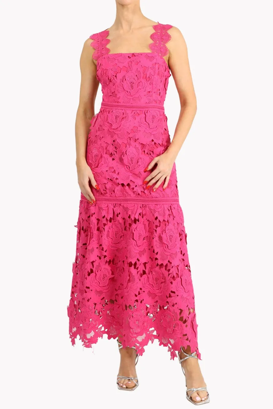 Karia Drop Waist 3D Lace Midi Dress - FINAL SALE sold by Adelyn Rae product image thumbnail 2