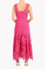 Karia Drop Waist 3D Lace Midi Dress - FINAL SALE sold by Adelyn Rae