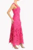 Karia Drop Waist 3D Lace Midi Dress - FINAL SALE sold by Adelyn Rae
