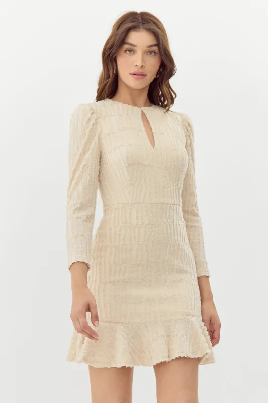 Jocelyn Textured Burnout Knit Mini Dress sold by Adelyn Rae