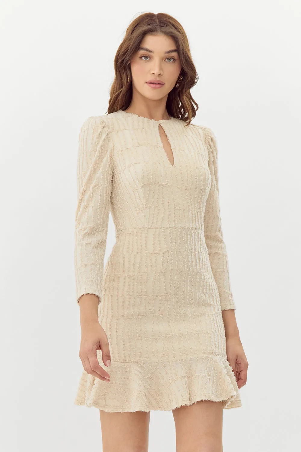 Jocelyn Textured Burnout Knit Mini Dress sold by Adelyn Rae