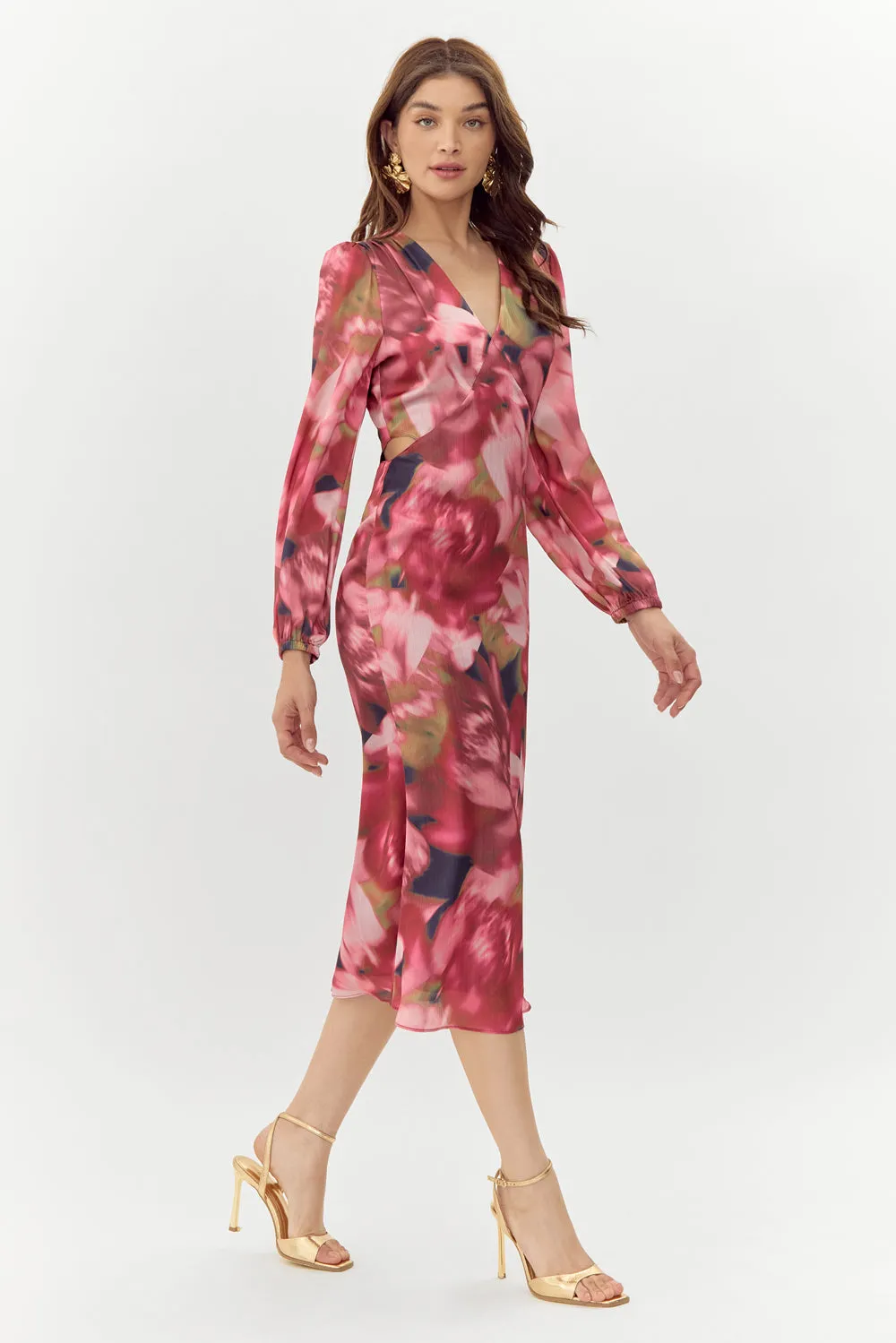 Paisley Printed Midi Dress sold by Adelyn Rae product image thumbnail 3