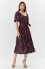 Maris Printed Pleated Midi Dress sold by Adelyn Rae
