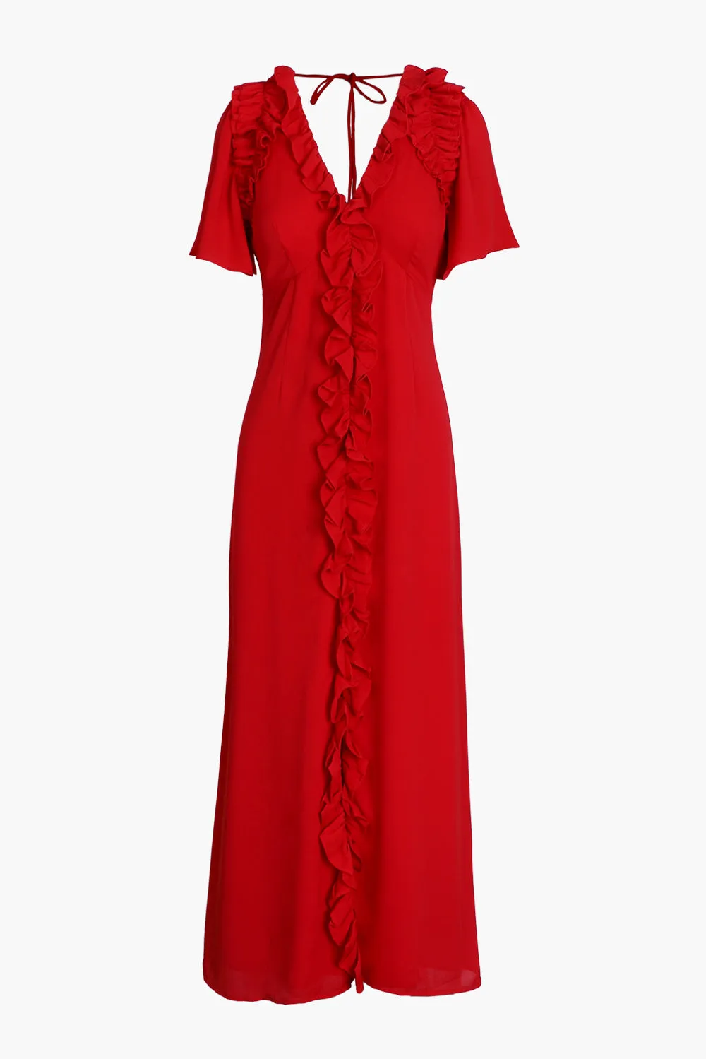 Georgina Ruffled Maxi Dress sold by Adelyn Rae product image thumbnail 4