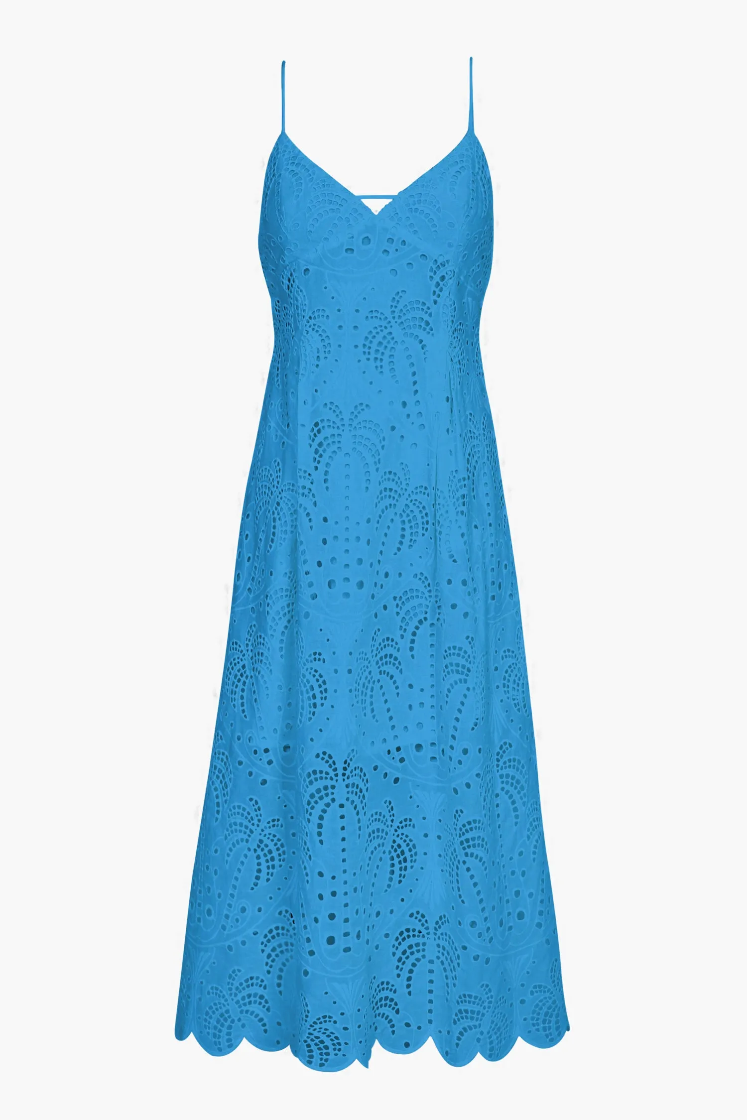 Krista Cotton Eyelet Midi Dress sold by Adelyn Rae