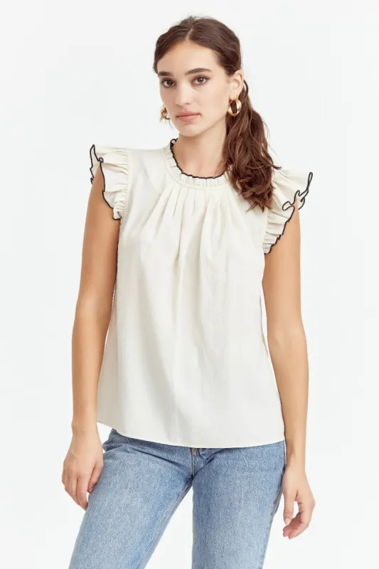 Rina Textured Top sold by Adelyn Rae