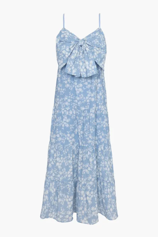 Kristel Bow Tiered Maxi Dress sold by Adelyn Rae