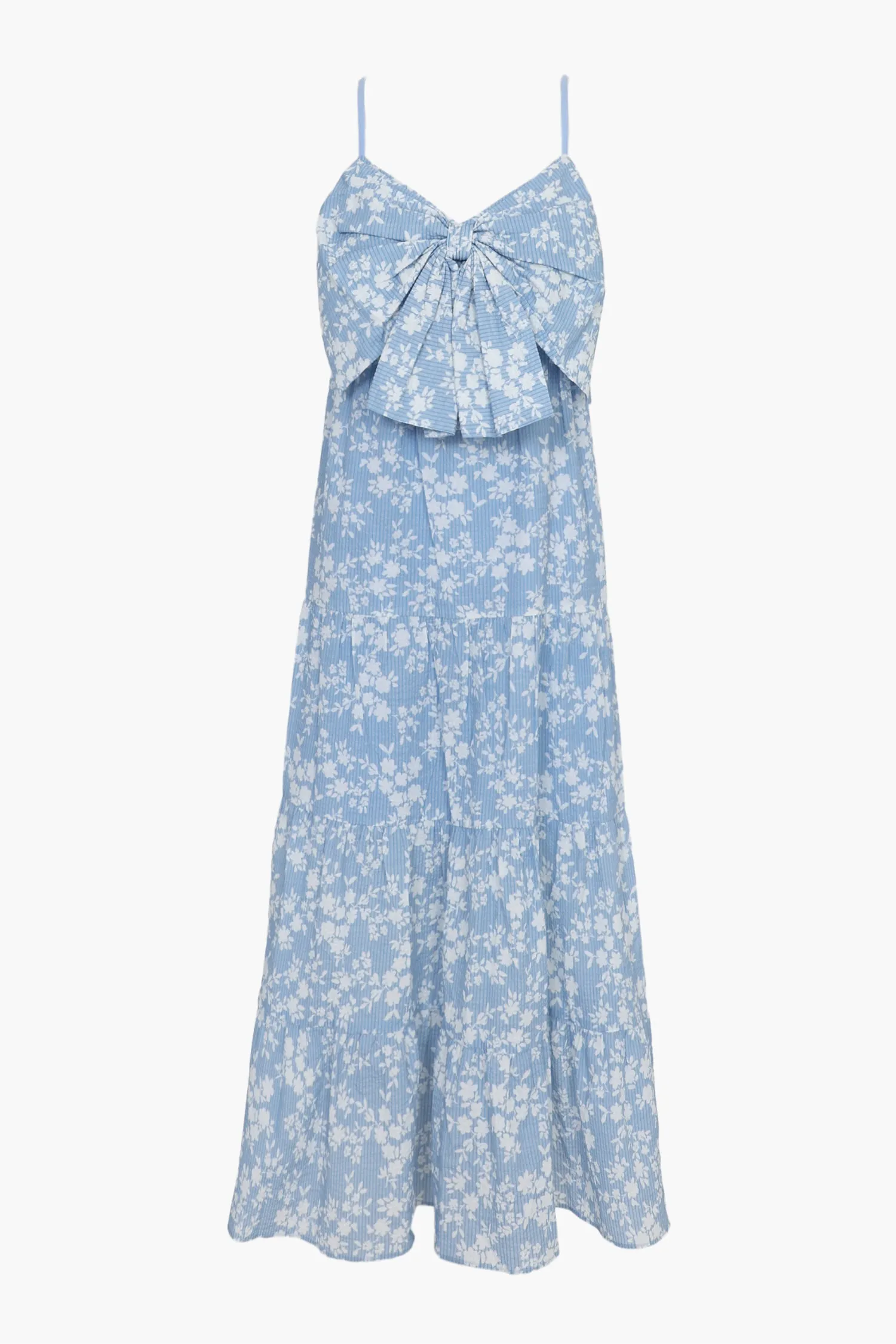 Kristel Bow Tiered Maxi Dress sold by Adelyn Rae