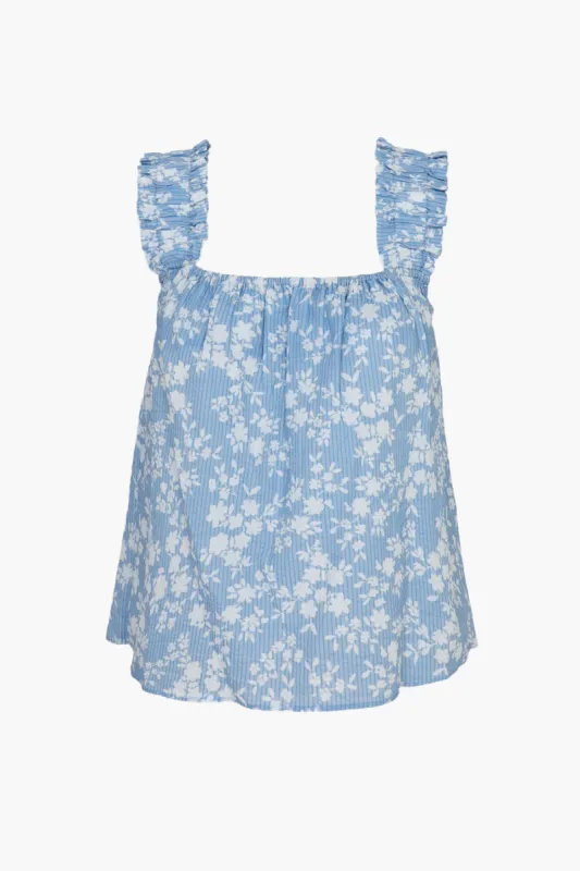 Monica Smocked Strap Blouse sold by Adelyn Rae