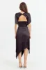 Rana Pleated Satin Dress sold by Adelyn Rae