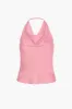 Jessika Cowl Neck Halter Top sold by Adelyn Rae