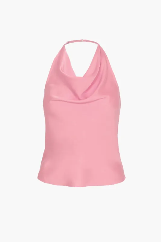 Jessika Cowl Neck Halter Top sold by Adelyn Rae