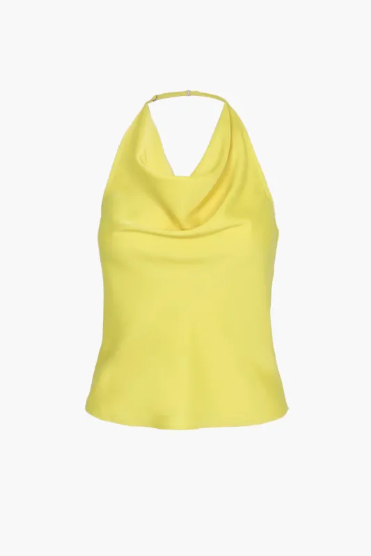 Jessika Cowl Neck Halter Top sold by Adelyn Rae