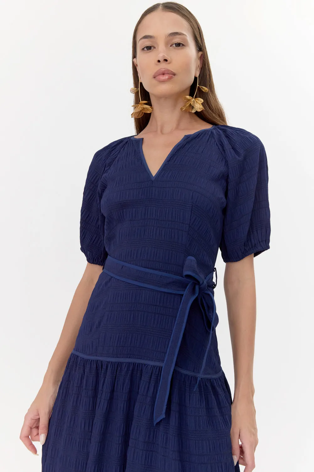 Dana Drop Waist Belted Midi Dress sold by Adelyn Rae product image thumbnail 4