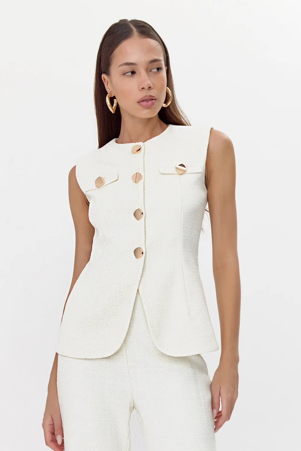 Jackie Tweed Vest sold by Adelyn Rae