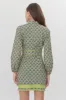 Alara Mandarin Collar Mini Dress sold by Adelyn Rae