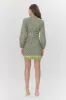 Alara Mandarin Collar Mini Dress sold by Adelyn Rae