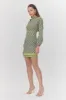Alara Mandarin Collar Mini Dress sold by Adelyn Rae