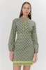 Alara Mandarin Collar Mini Dress sold by Adelyn Rae