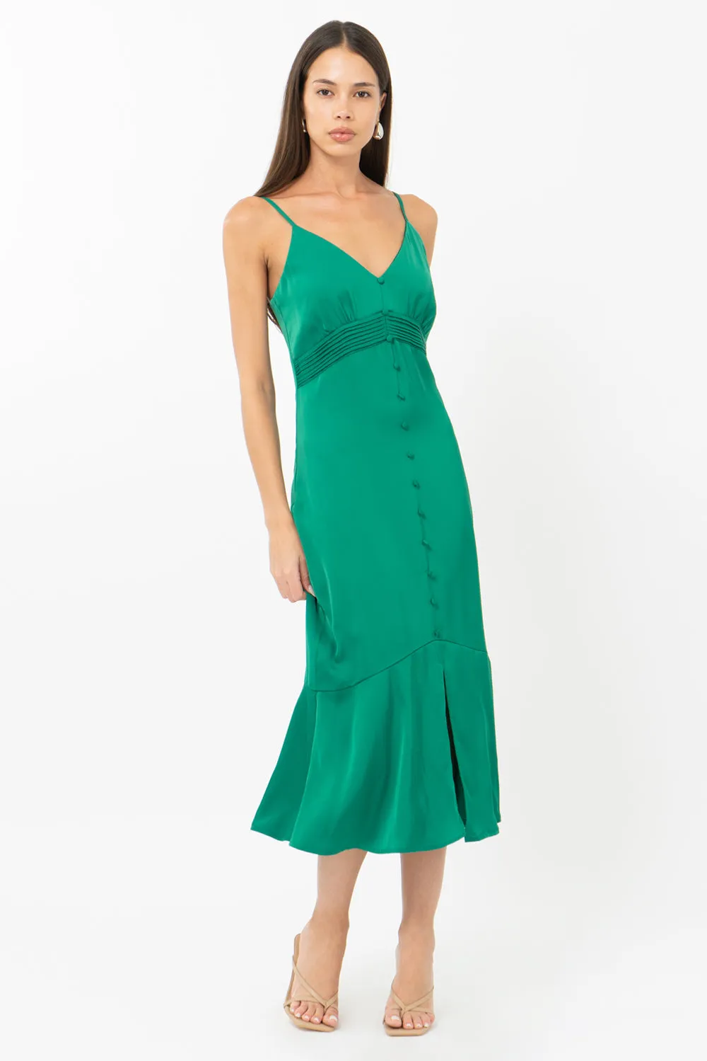 Mandie Button Front Midi Dress sold by Adelyn Rae product image thumbnail 2