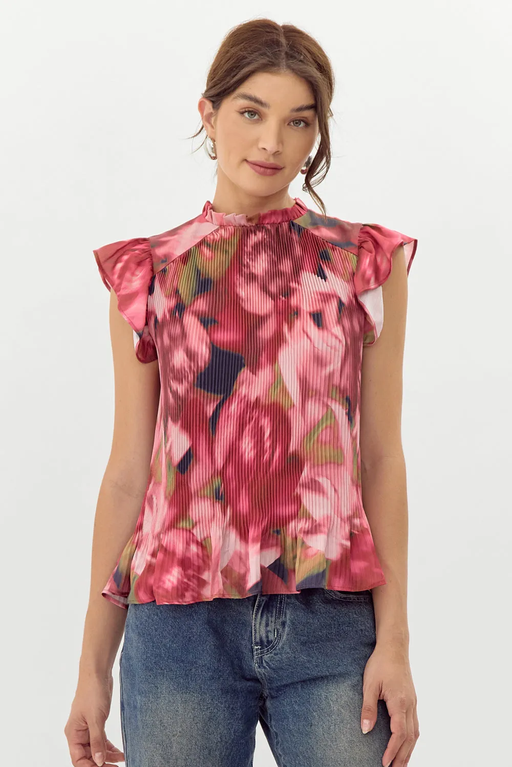 Jacinda Pintucked Blouse sold by Adelyn Rae