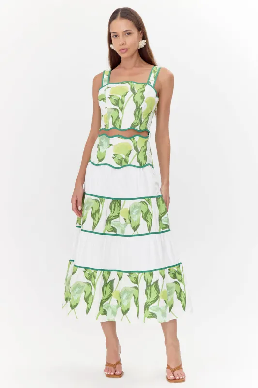 Daphne Embroidered Scalloped Trim Set sold by Adelyn Rae