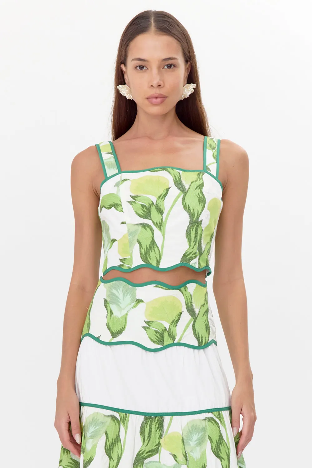 Daphne Embroidered Scalloped Trim Set sold by Adelyn Rae product image thumbnail 4