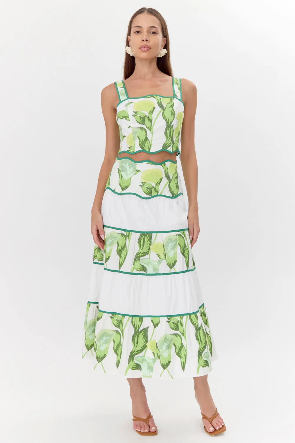 Daphne Embroidered Scalloped Trim Set sold by Adelyn Rae product image thumbnail 2