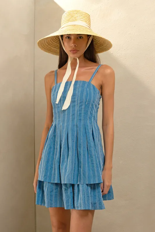 Royce Cotton Embroidered Tiered Dress sold by Adelyn Rae