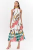 Maisy Printed Tiered Maxi Dress sold by Adelyn Rae