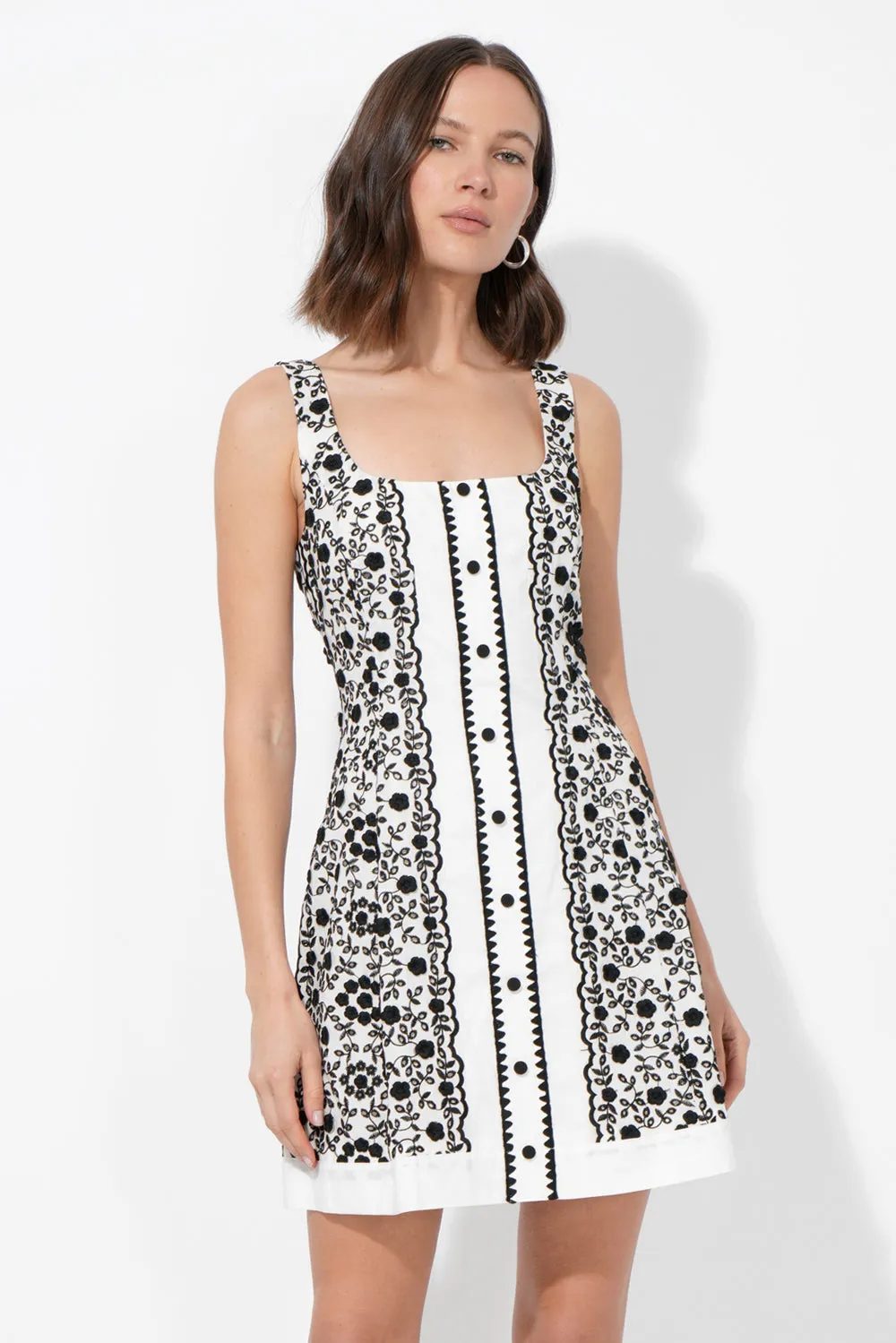 Kya Floral Embroidered Mini Dress sold by Adelyn Rae product image thumbnail 3