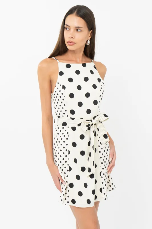 Lelou Polka Dot Tie Dress sold by Adelyn Rae