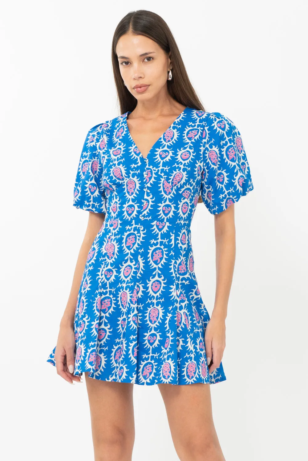 Oslo Printed Mini Dress sold by Adelyn Rae product image thumbnail 2