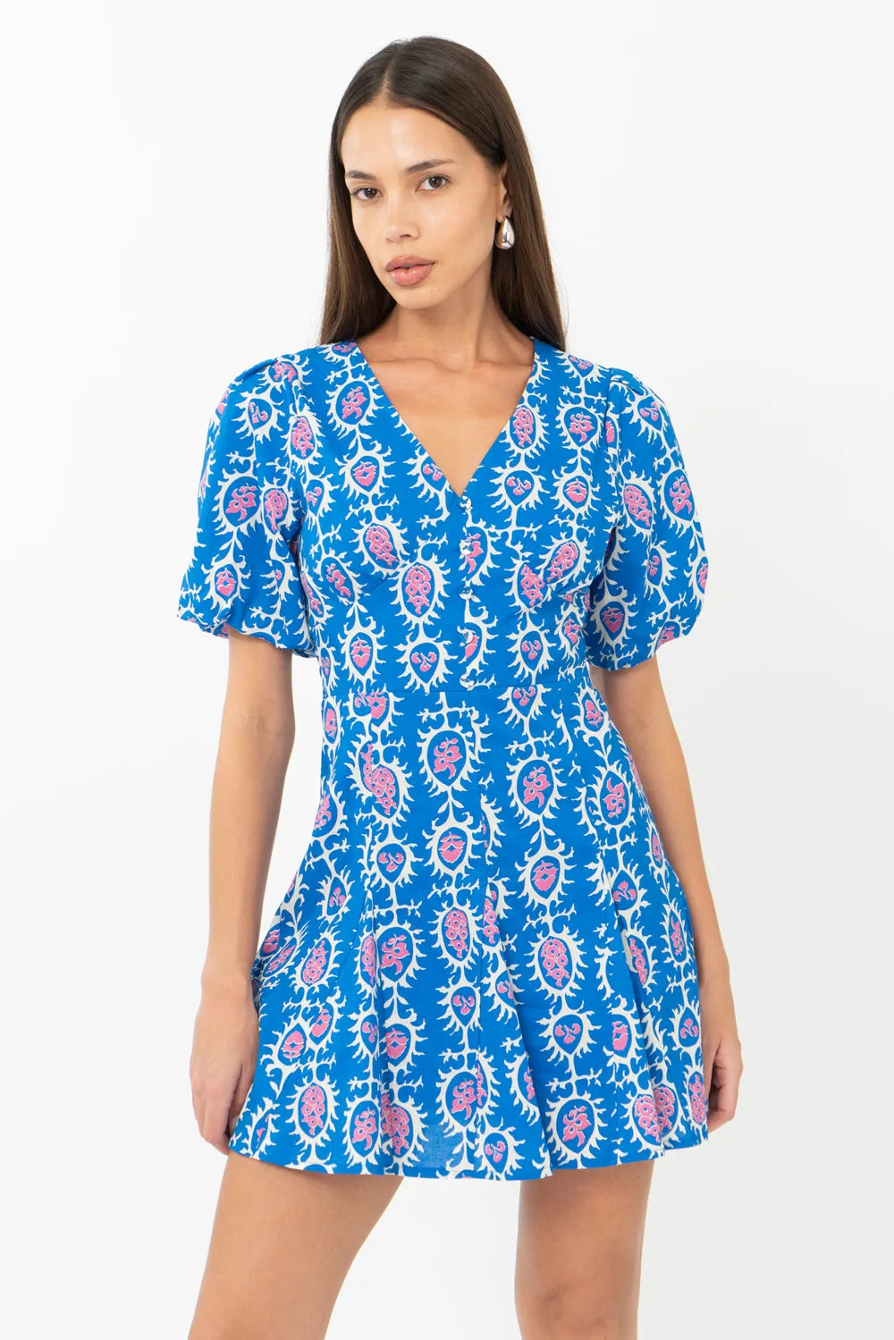 Oslo Printed Mini Dress sold by Adelyn Rae