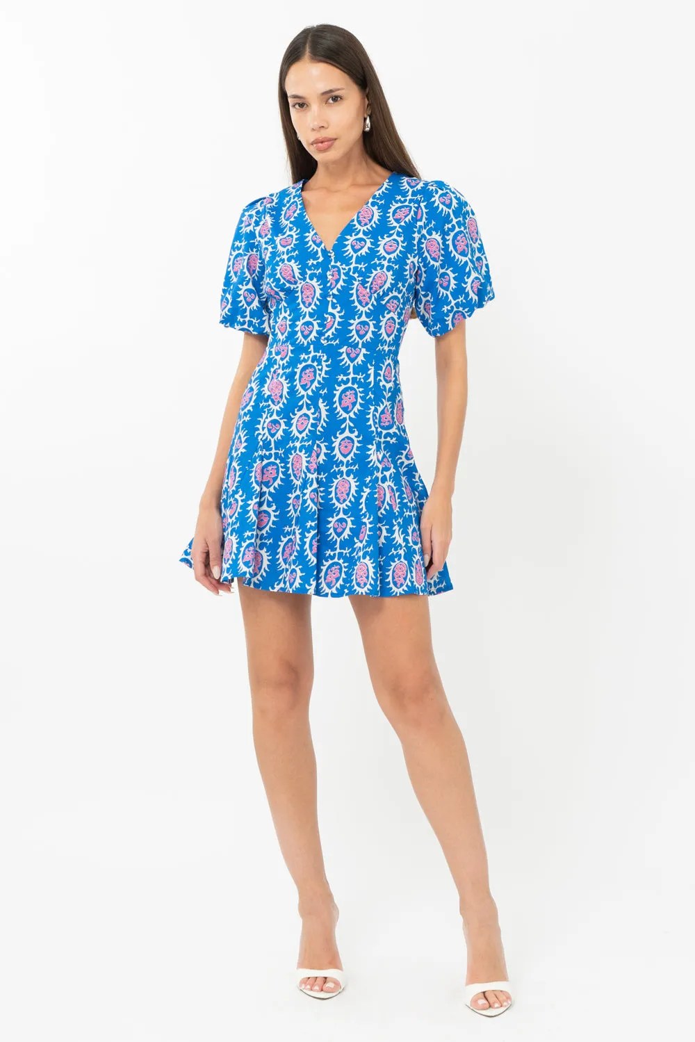 Oslo Printed Mini Dress sold by Adelyn Rae product image thumbnail 3