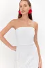 Jessika 3D Lace Scalloped Midi Dress sold by Adelyn Rae