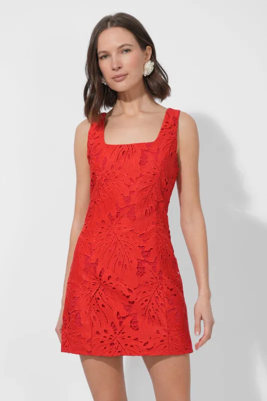 Julia 3D Lace Mini Dress sold by Adelyn Rae