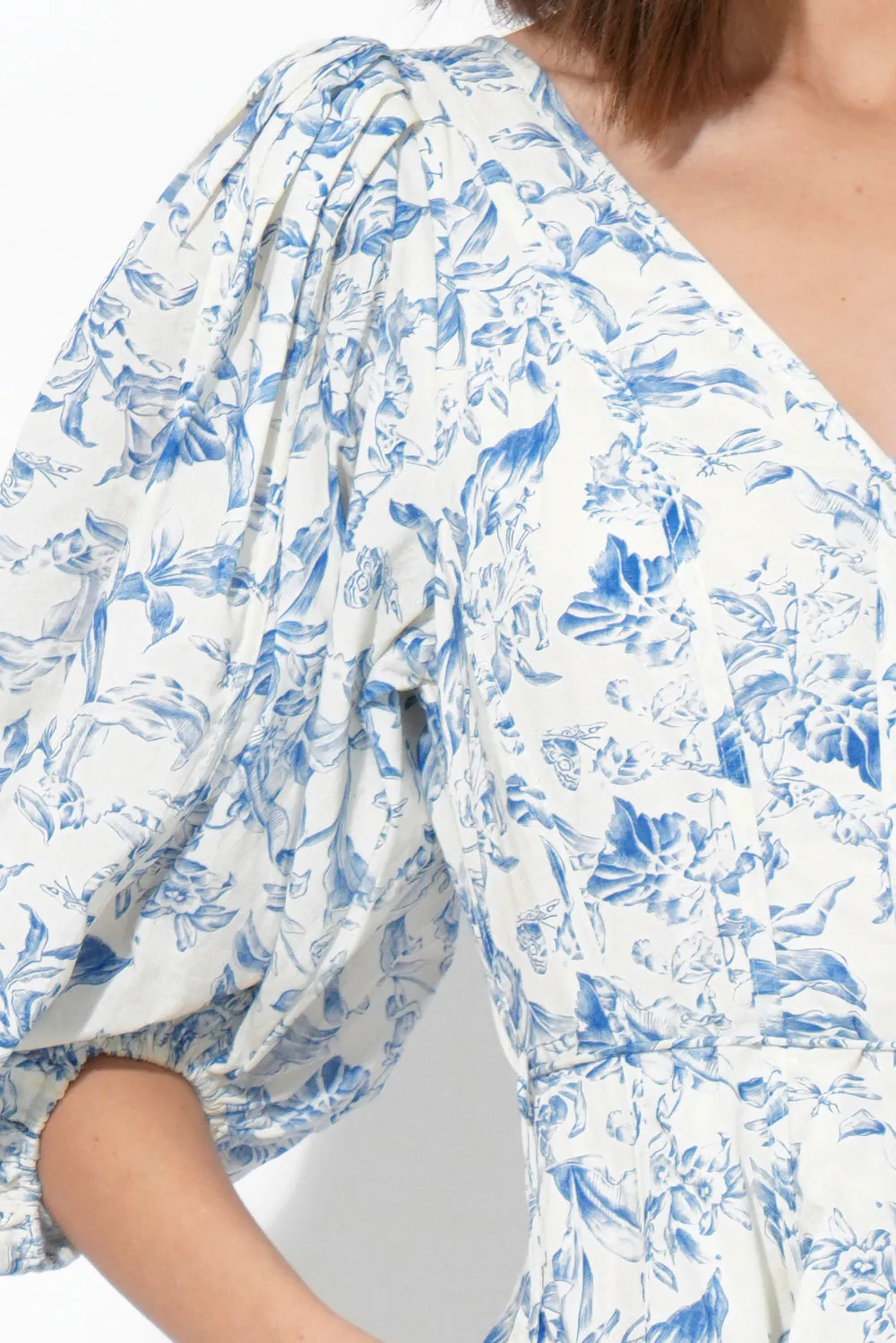 Clare Printed Fit and Flared Mini Dress sold by Adelyn Rae product image thumbnail 4