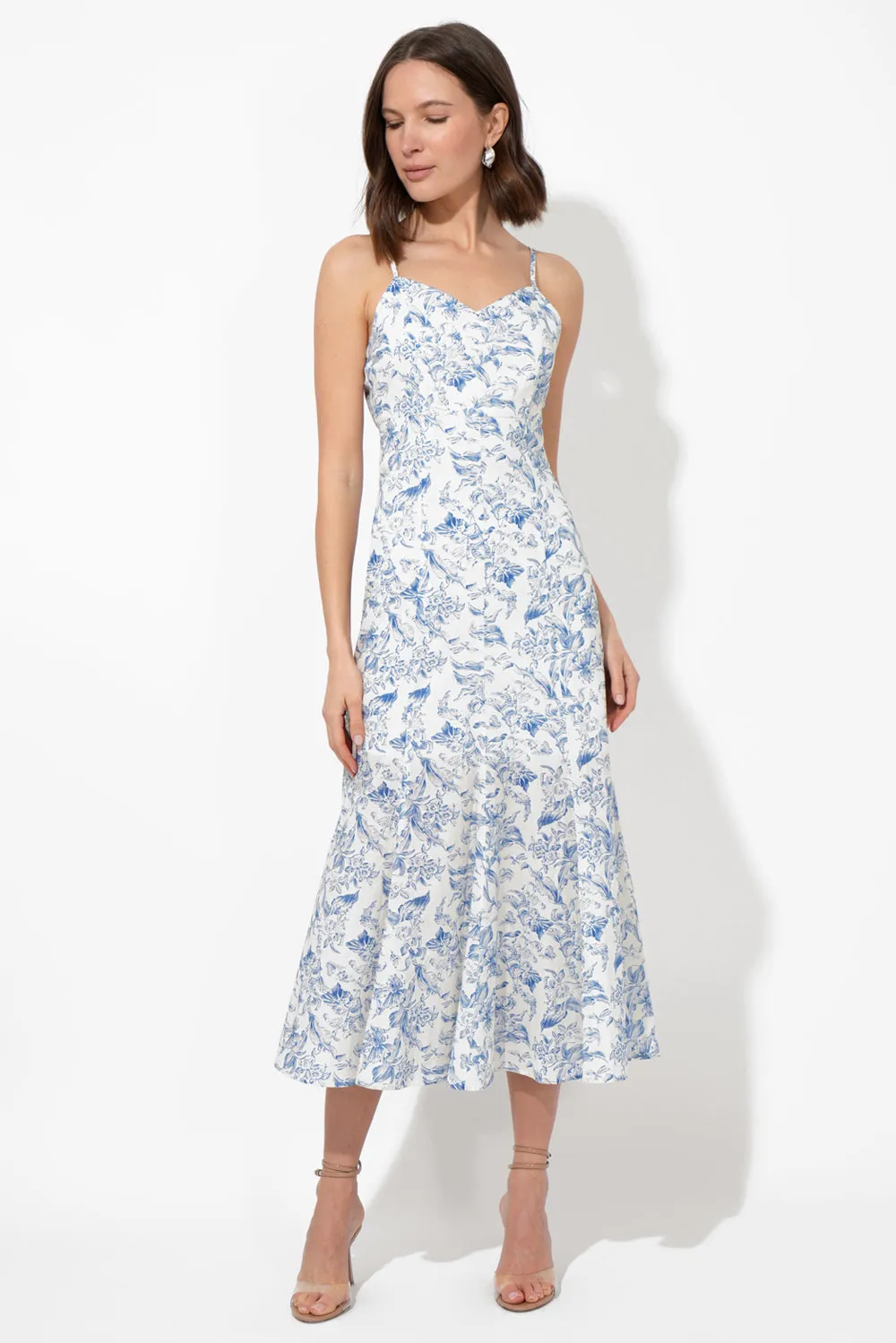 Luna Printed Slip Dress sold by Adelyn Rae product image thumbnail 3