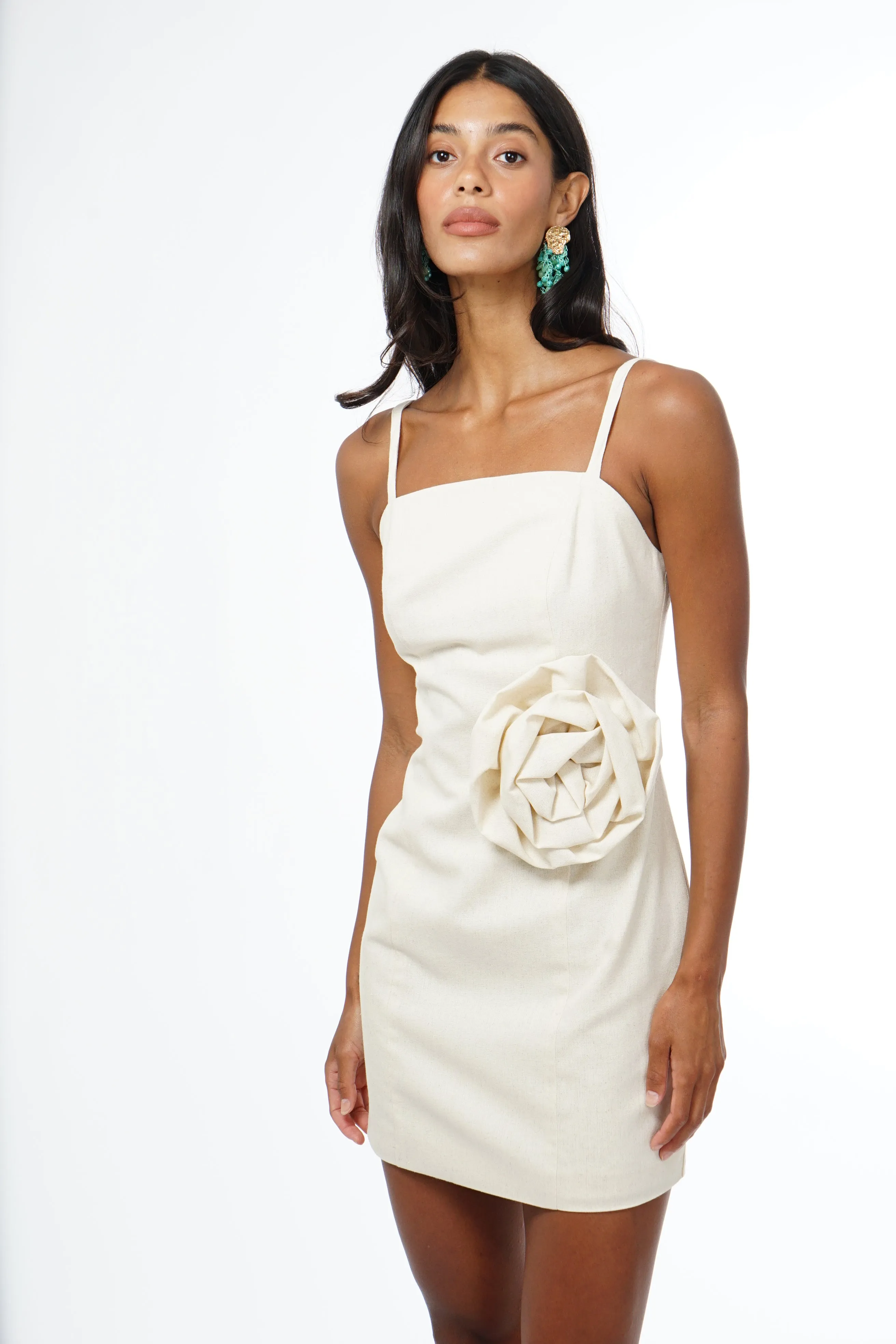 Tabitha Floral Applique Mini Dress sold by Adelyn Rae product image thumbnail 2