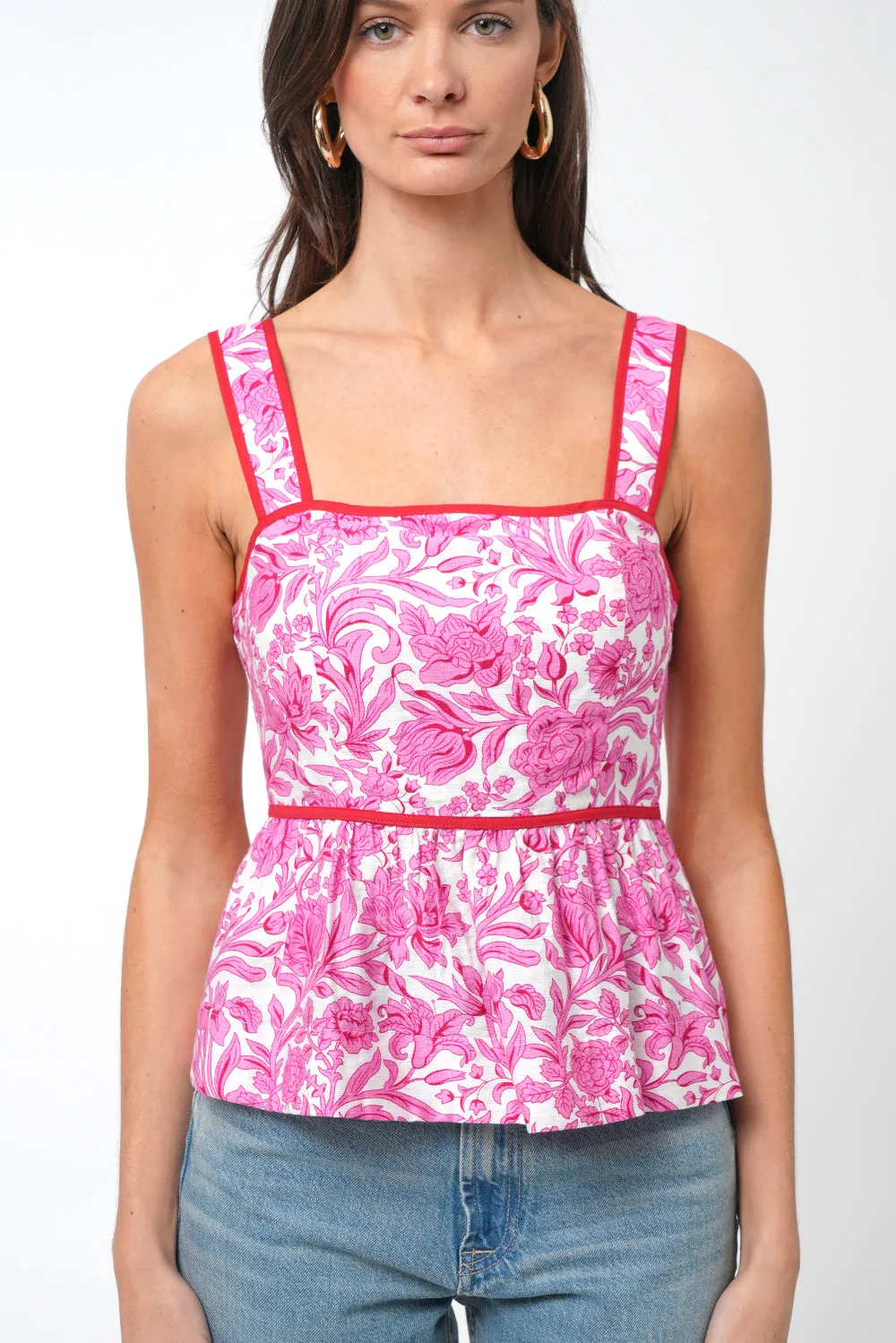 Luna Scalloped Peplum Top sold by Adelyn Rae product image thumbnail 2