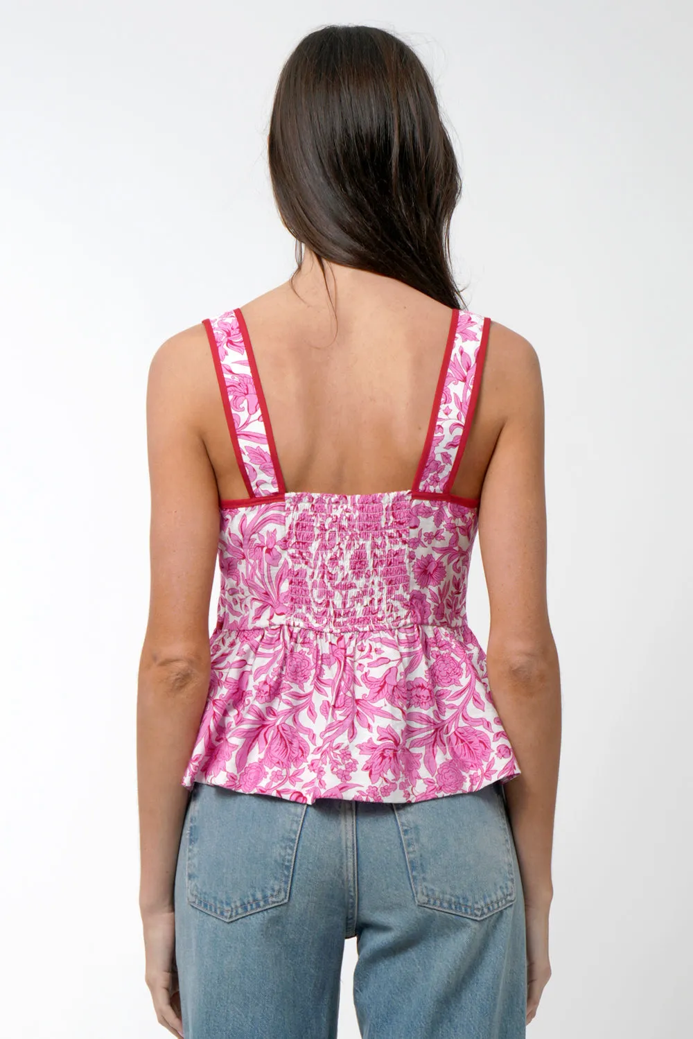 Luna Scalloped Peplum Top sold by Adelyn Rae product image thumbnail 4